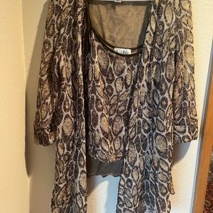 Joseph Ribkoff animal print set